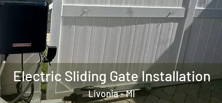  Electric Sliding Gate Installation Livonia - MI